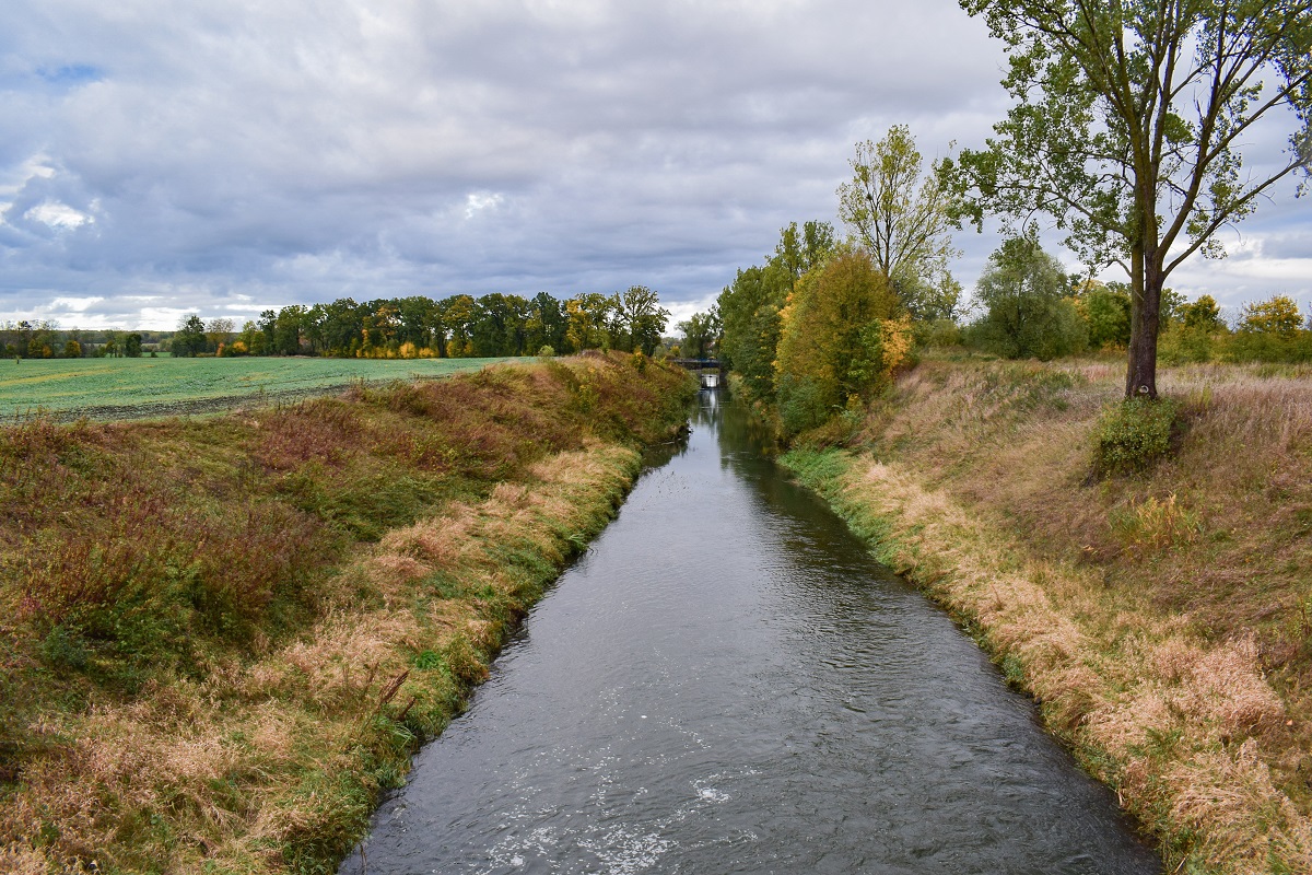 Kanał Brożajcki w miejscowości Brożajcie