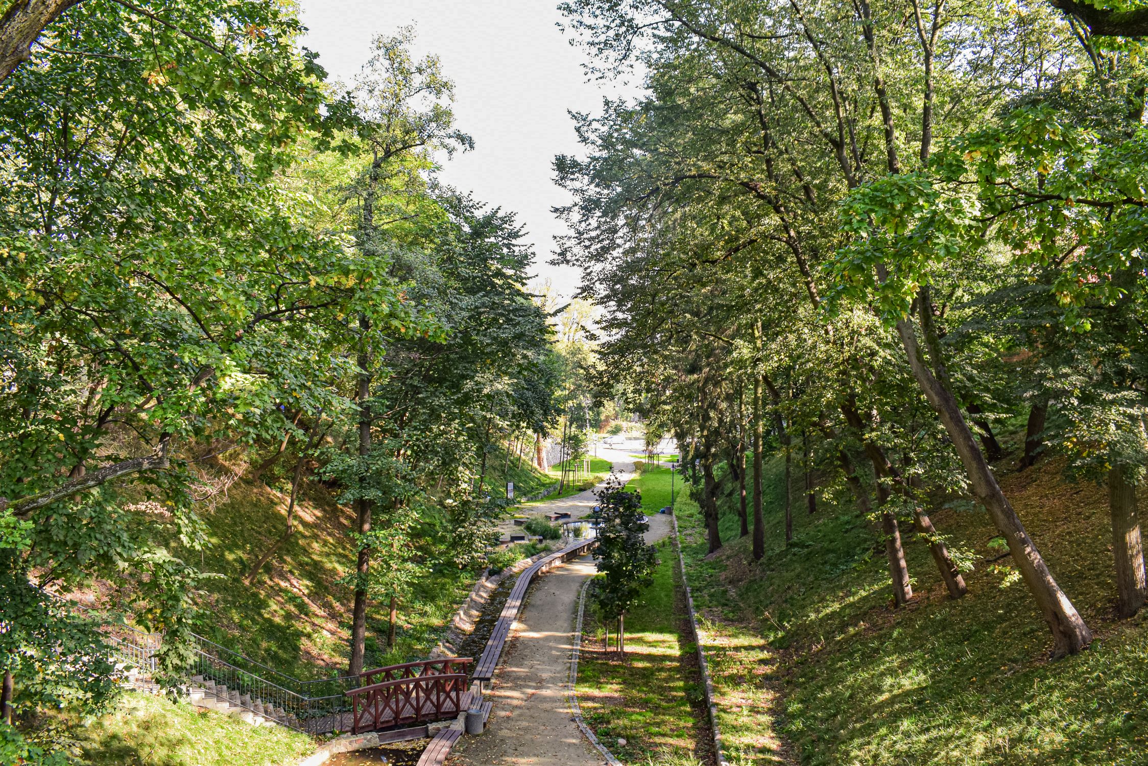 Zrewitalizowany park w Lidzbarku Warmińskim