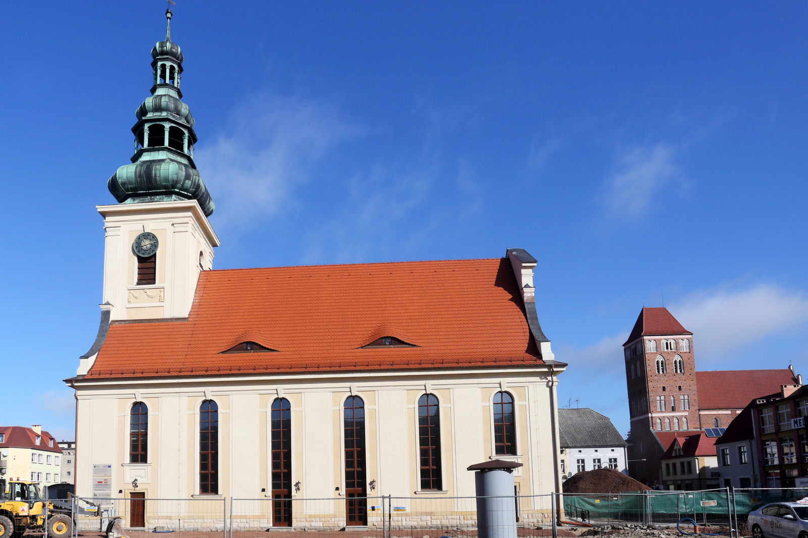 Dawny kościół ewangelicki, obecnie kinoteatr Harmonia w Nowym Mieście Lubawskim