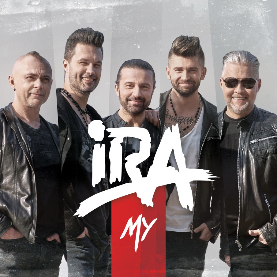 Zdjęcie - plakat na którym widoczny jest zespół Ira.  