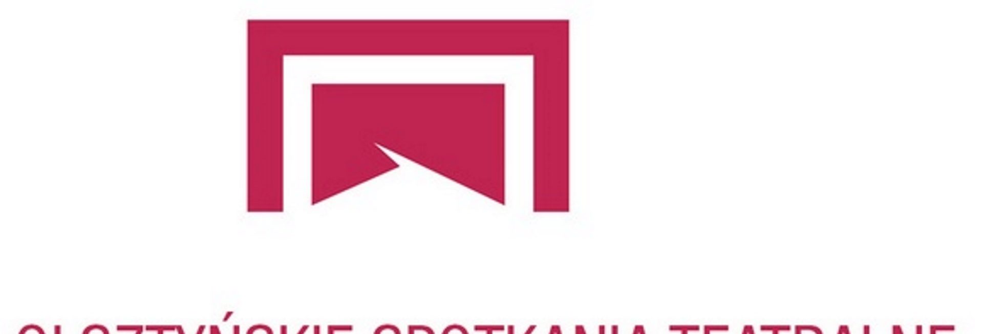 Zdjęcie - plakat graficzny z logiem Spotkań Teatralnych w Olsztynie