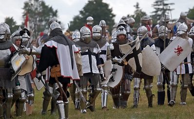 Zdjęcie zapraszające do Grunwaldu na kolejną edycję Inscenizacji Bitwy pod Grunwaldem. 