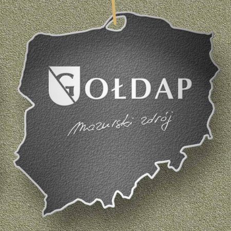 Plakat graficzny zapraszający do Gołdapi na 44. edycję Zdrojowego Biegu Zwycięstwa - Gołdap 2022. 