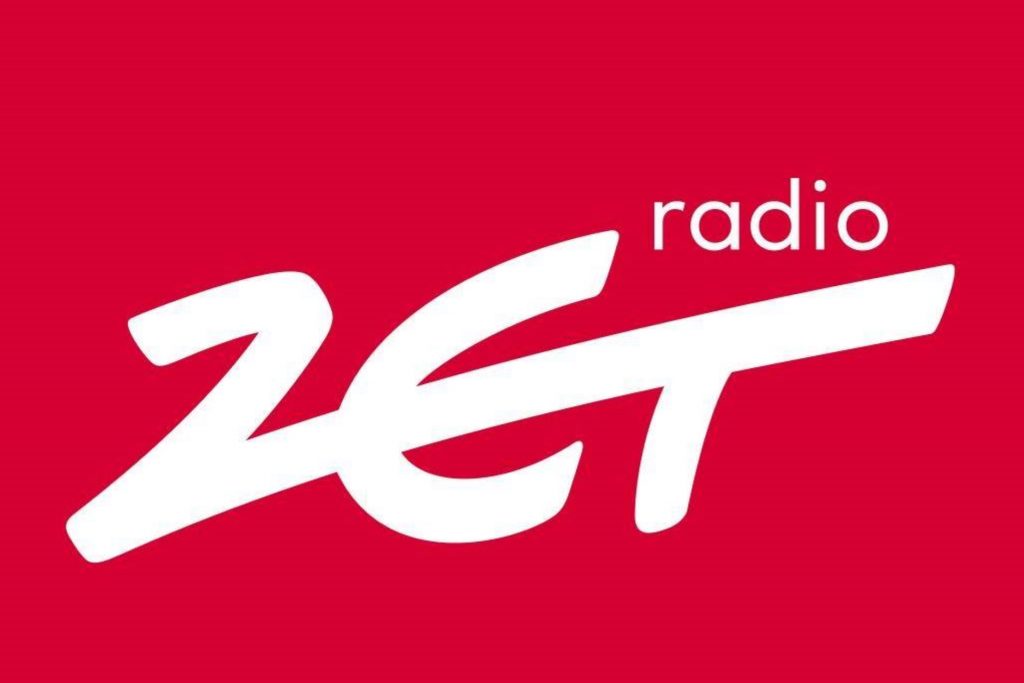 Plakat radia ZET. Logo Radia Zet. 