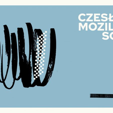 Plakat graficzny zapraszający do Elbląga na koncert Czesław Mozil Solo - Elbląg 2021.