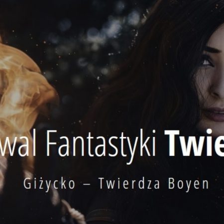 Plakat graficzny zapraszający do Giżycka na Festiwal Fantastyki Twierdza Boyen - Giżycko 2022.