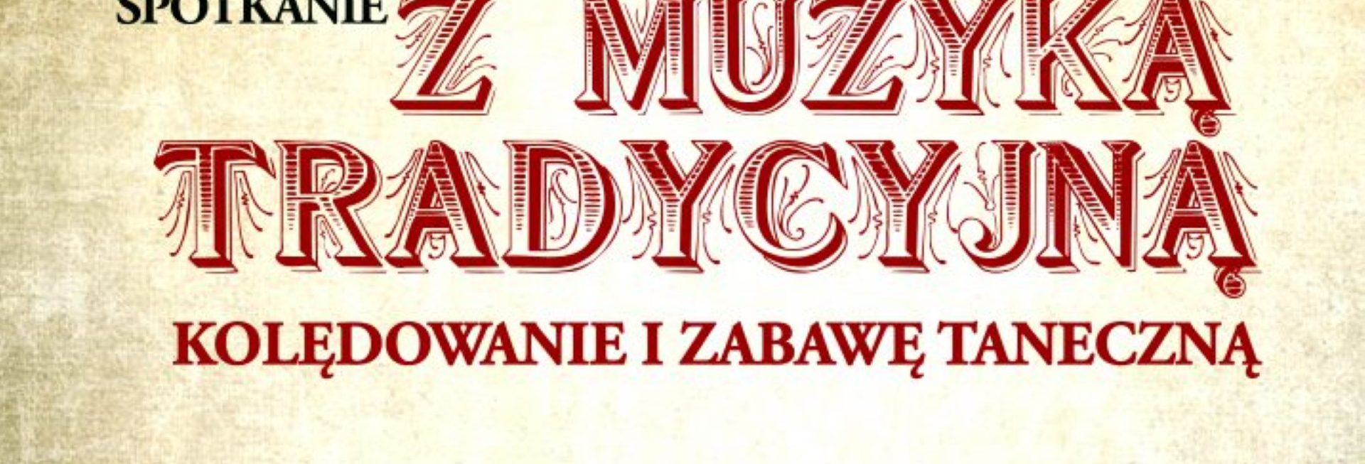 Plakat graficzny zapraszający do Dywit na Karnawałowe spotkanie z muzyką tradycyjną Dywity 2022.