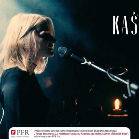Plakat graficzny do Olsztyna na koncert walentynkowy Kaśka Sochacka - Filharmonia w Olsztynie 2022.