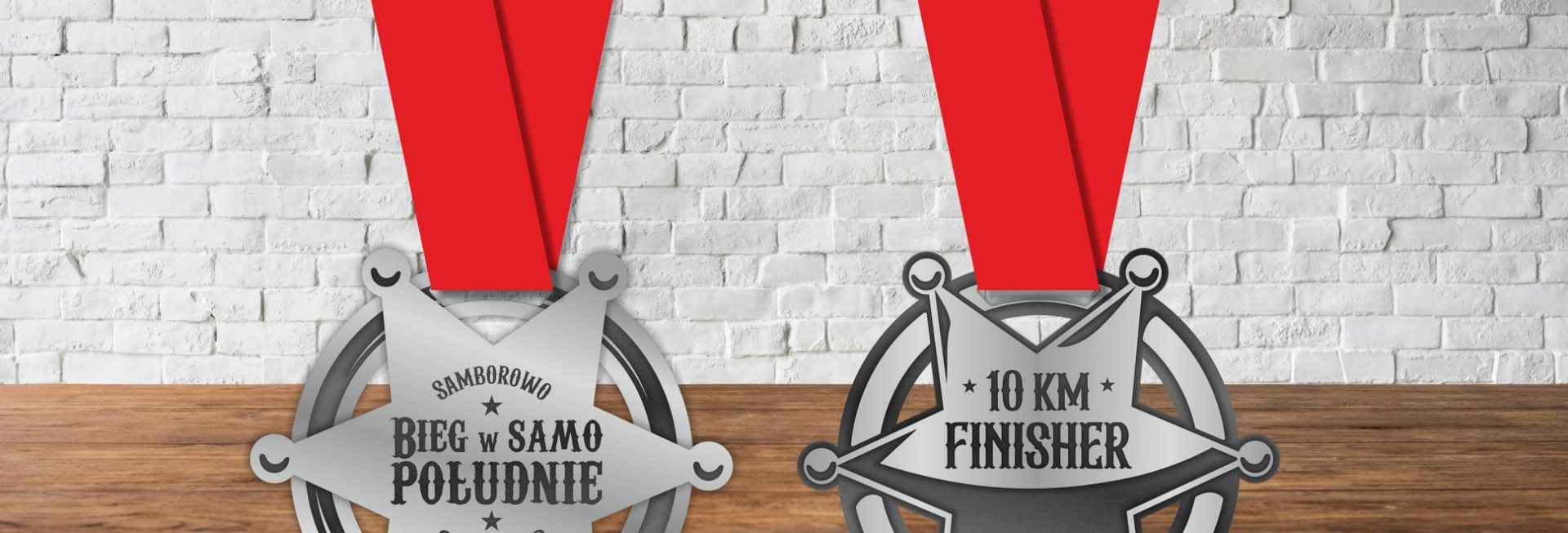 Plakat graficzny zapraszający do Samborowa na 1. edycję Biegu w Samo Południe o Puchar Wójta Gminy Ostróda - Samborowo 2022.