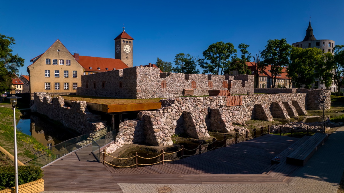 Ruiny zamku krzyżackiego w Szczytnie.