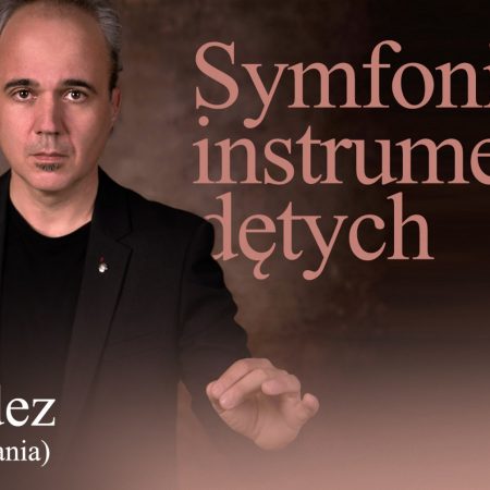 Plakat graficzny zapraszający do Olsztyna na koncert symfonie instrumentów dętych Filharmonia Olsztyn 2022.