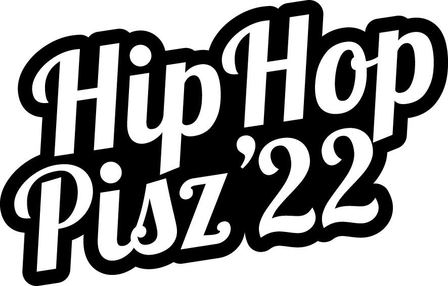 Plakat graficzny zapraszający do Pisza na cykliczną imprezę Festiwal Hip Hop Pisz 2022.