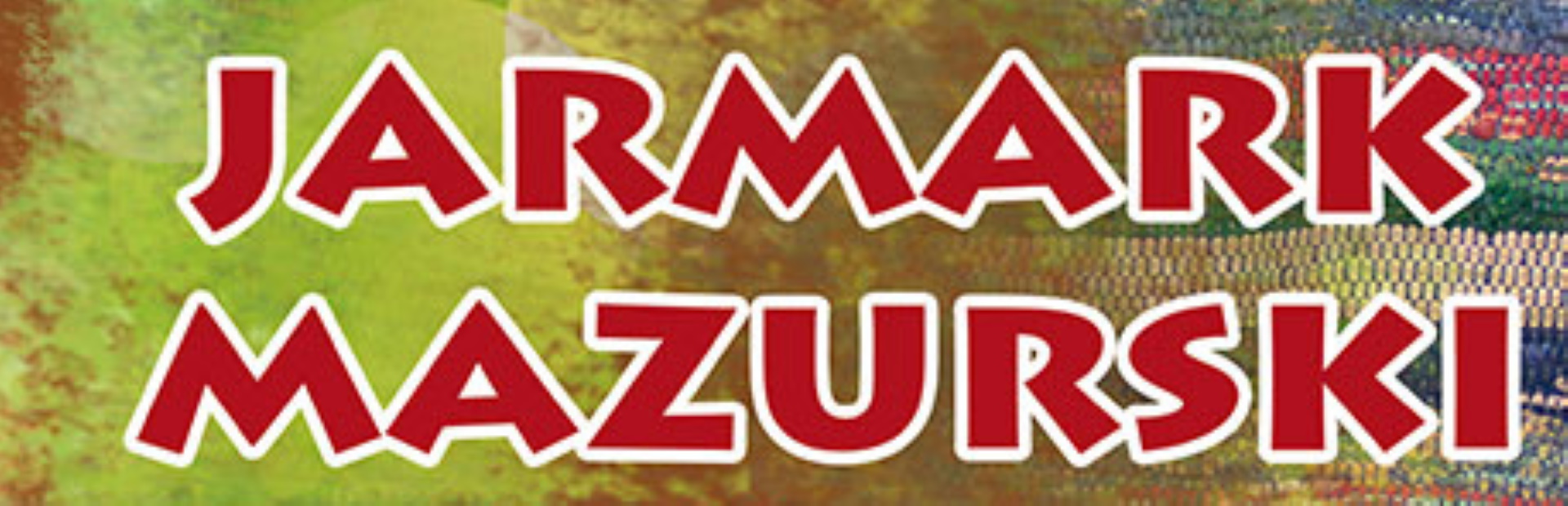 Plakat graficzny zapraszający do Szczytna na 23. edycję Jarmarku Mazurskiego Szczytno 2022.