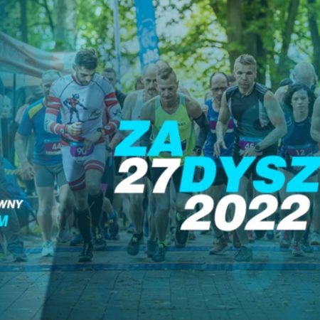 Plakat zapraszający do Olsztyna na Bieg ZADYSZKA ZETO Software Olsztyn 2022.
