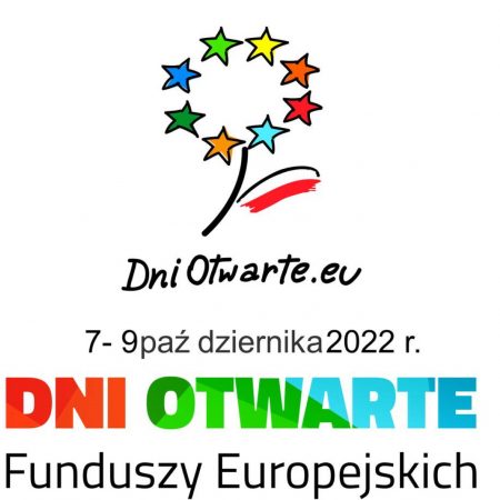 Plakat zapraszający do Krutyni na Dni Otwartych Funduszy Europejskich „Przyroda Mazur w pigułce” Krutynia 2022.