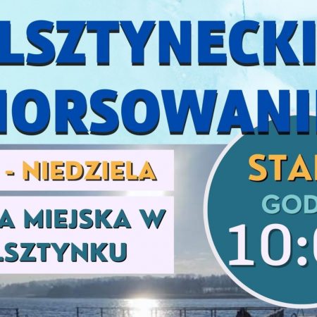 Plakat zapraszający do Olsztynka na Olsztyneckie Morsowanie Olsztynek 2022.