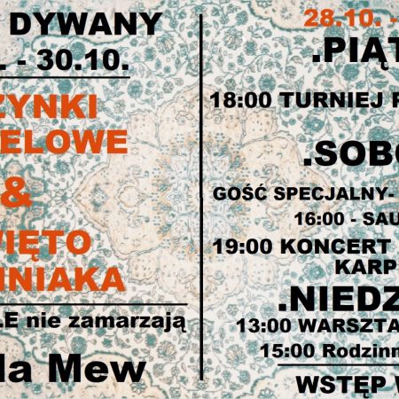Plakat zapraszający do miejscowości Rydzewo w gminie Miłki na Dożynki chmielowe & Święto Ziemniaka - Rydzewo 2022.