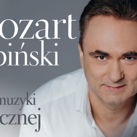 Plakat zapraszający do Olsztyna na koncert muzyki klasycznej Mozart i Kurpiński - Filharmonia Olsztyn 2022.