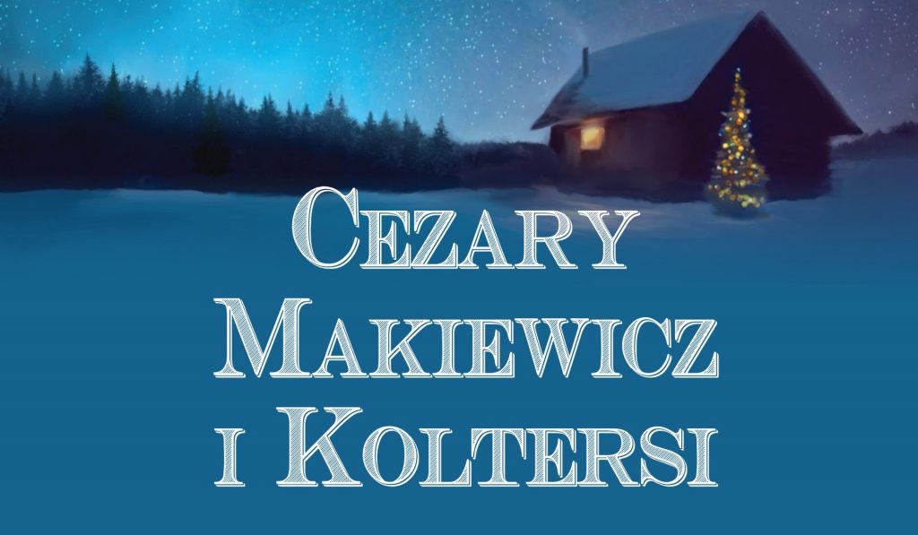 Plakat zapraszający do Centrum Kulturalno-Biblioteczne w Gietrzwałdzie na koncert zespołu Cezary Makiewicz i Koltersi Gietrzwałd 2022.