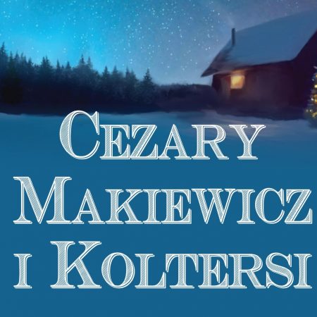Plakat zapraszający do Centrum Kulturalno-Biblioteczne w Gietrzwałdzie na koncert zespołu Cezary Makiewicz i Koltersi Gietrzwałd 2022.