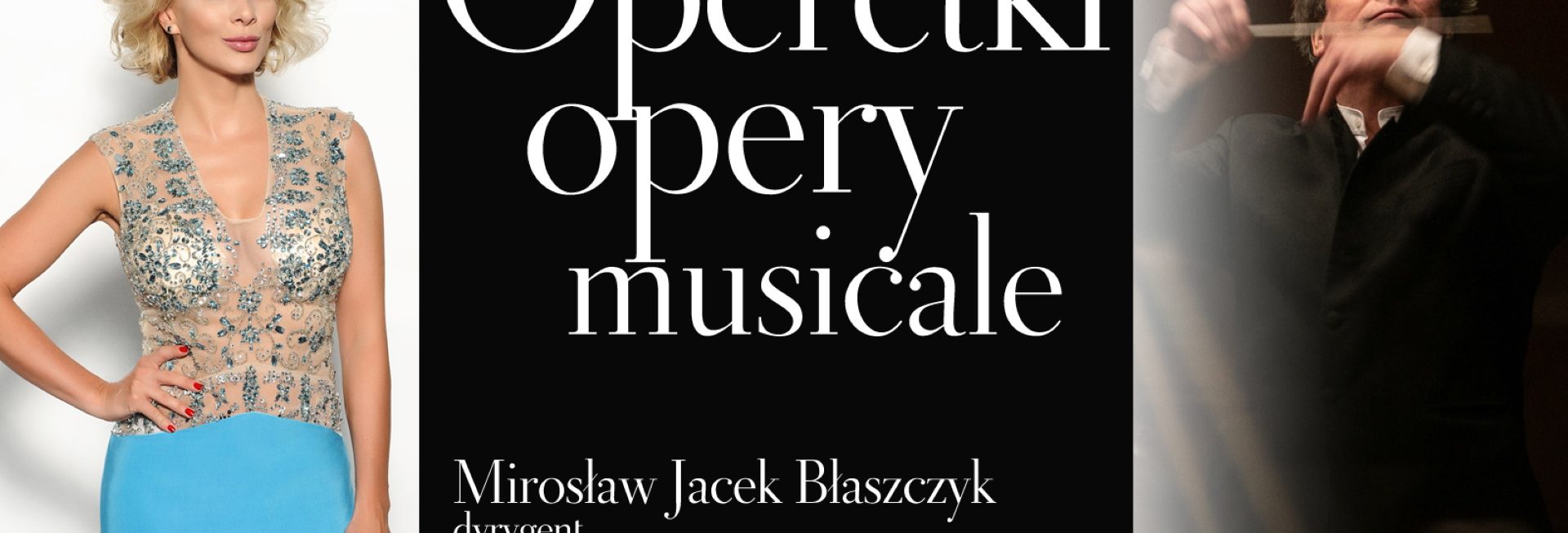 Plakat zapraszający do Olsztyna na koncert operetki, opery, musicale Filharmonia Olsztyn 2023.