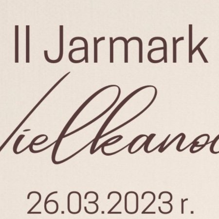 Plakat zapraszający w niedzielę 26 marca 2023 r. do miejscowości Piecki na 2.edycję Jarmarku Wielkanocnego Piecki 2023.