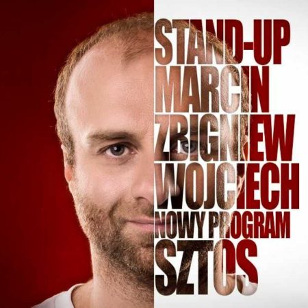Plakat zapraszający na Stand-UP Marcin Zbigniew Wojciech 2023.