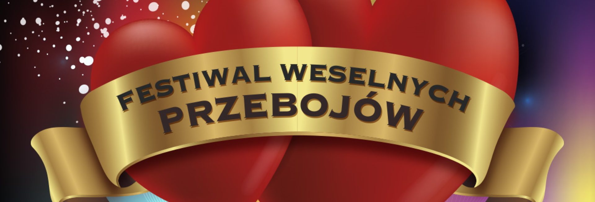 Plakat zapraszający w dniach 11-12 sierpnia 2023 r. do Mrągowa na cykliczną imprezę Festiwal Weselnych Przebojów Mrągowo 2023.