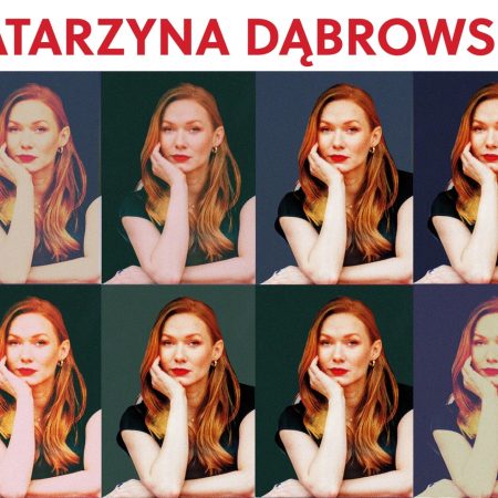 Plakat zapraszający w czwartek 13 czerwca 2023 r. do Nidzicy na koncert Katarzyny Dąbrowskiej - „13 randek DaNuty Rinn piosenki o miłości” Nidzica 2023.