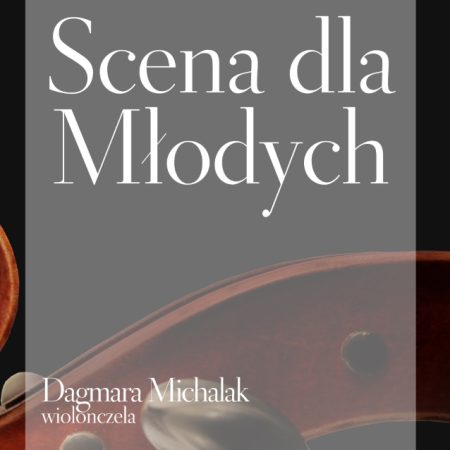 Plakat zapraszający w sobotę 20 maja 2023 r. do Olsztyna na Koncert Scena dla Młodych Filharmonia Olsztyn 2023.
