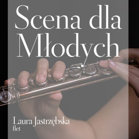 Plakat zapraszający w poniedziałek 8 maja 2023 r. do Olsztyna na koncert Scena dla Młodych Filharmonia Olsztyn 2023.