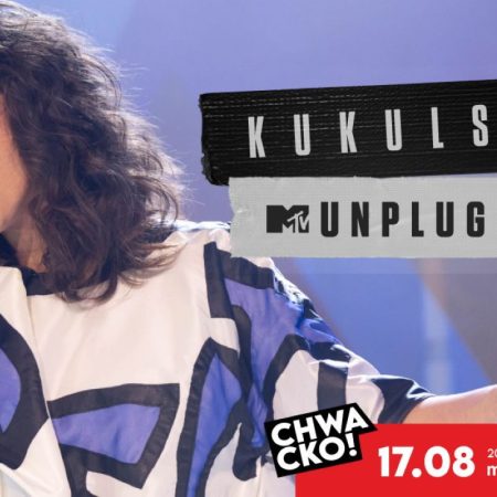Plakat zapraszający w czwartek 17 sierpnia 2023 r. do Olsztyna na koncert Natalii Kukulskiej MTV Unplugged Olsztyn 2023.