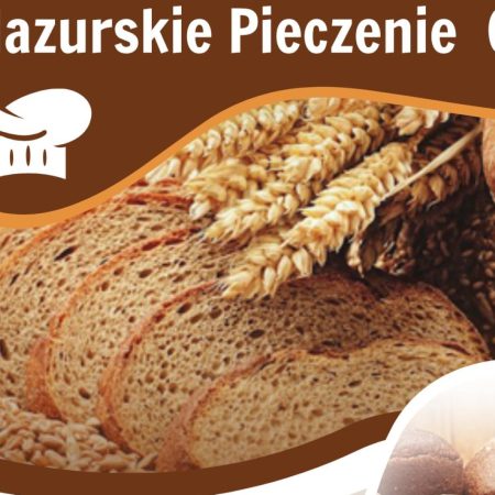 Plakat zapraszający w sobotę 29 lipca 2023 r. do miejscowości Lubajny w gminie Ostróda na 4. edycję Mazurskiego Pieczenia Chleba LUBAJNY 2023.