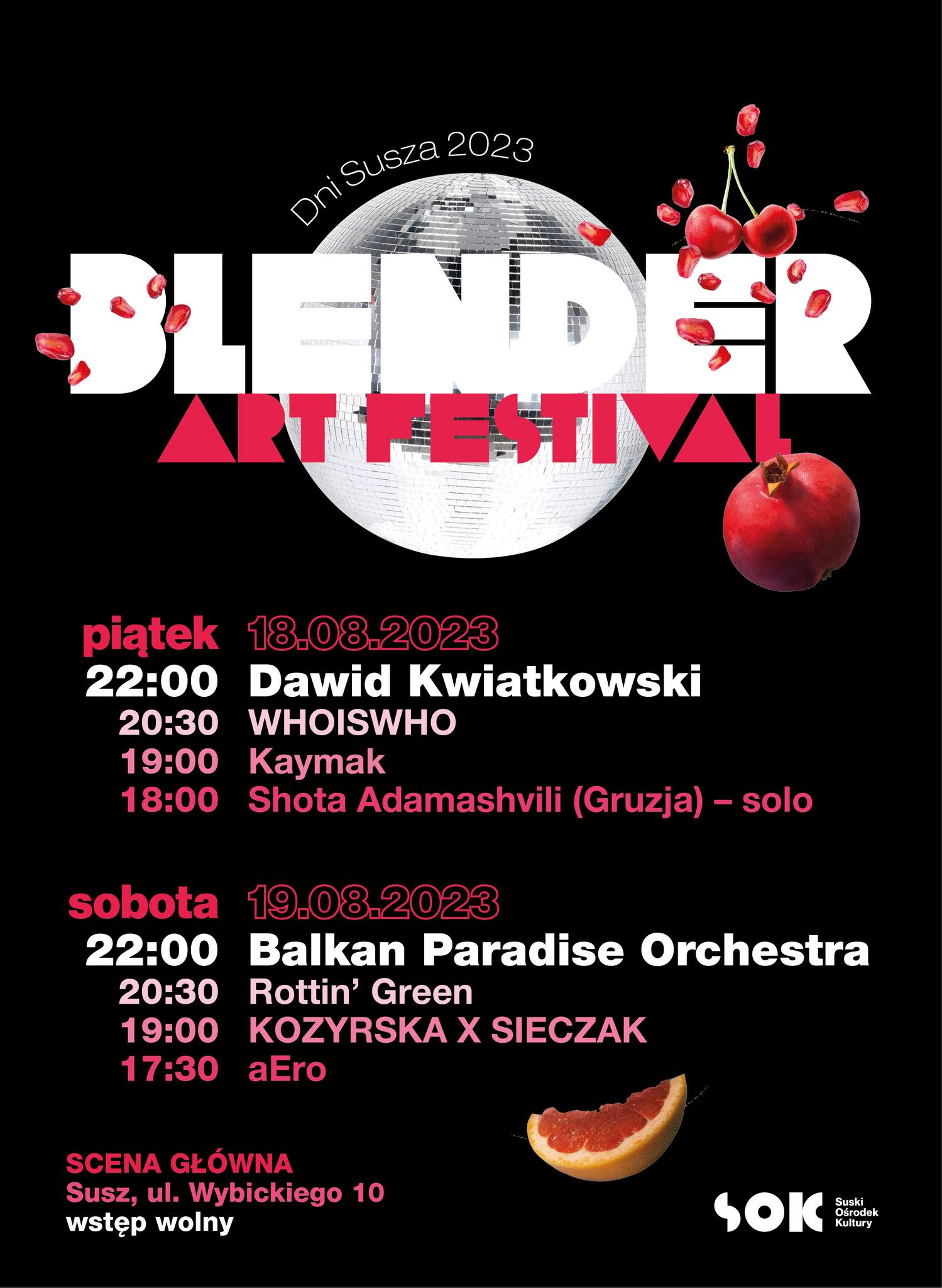 DNI SUSZA! Blender Art Festival 2023 Mazury Travel
