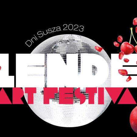 Plakat zapraszający w dniach 18-19 sierpnia 2023 r. do miejscowości Susz na kolejną edycję DNI SUSZA 2023! Blender Art Festival.