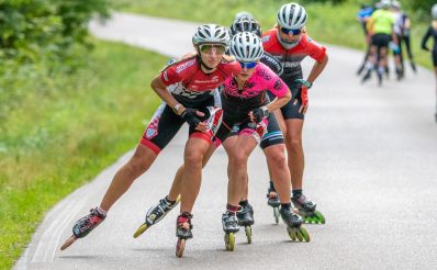 Zdjęcie zapraszające do Rucianego-Nidy na kolejną edycję Mazurskiego Maratonu Rolkowego Ruciane-Nida.
