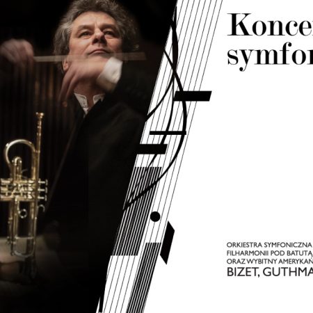 Plakat zapraszający w piątek 15 marca 2024 r. do Olsztyna na koncert symfoniczny Filharmonia Olsztyn 2024.