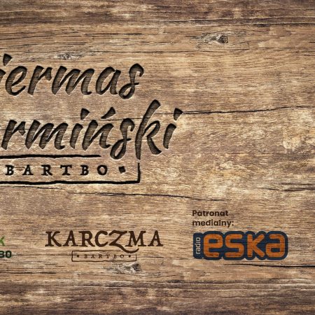 Plakat zapraszający w niedzielę 2 czerwca 2024 r. do miejscowości Butryny k. Olsztyna na Kiermas Warmiński Park Bartbo Butryny 2024.