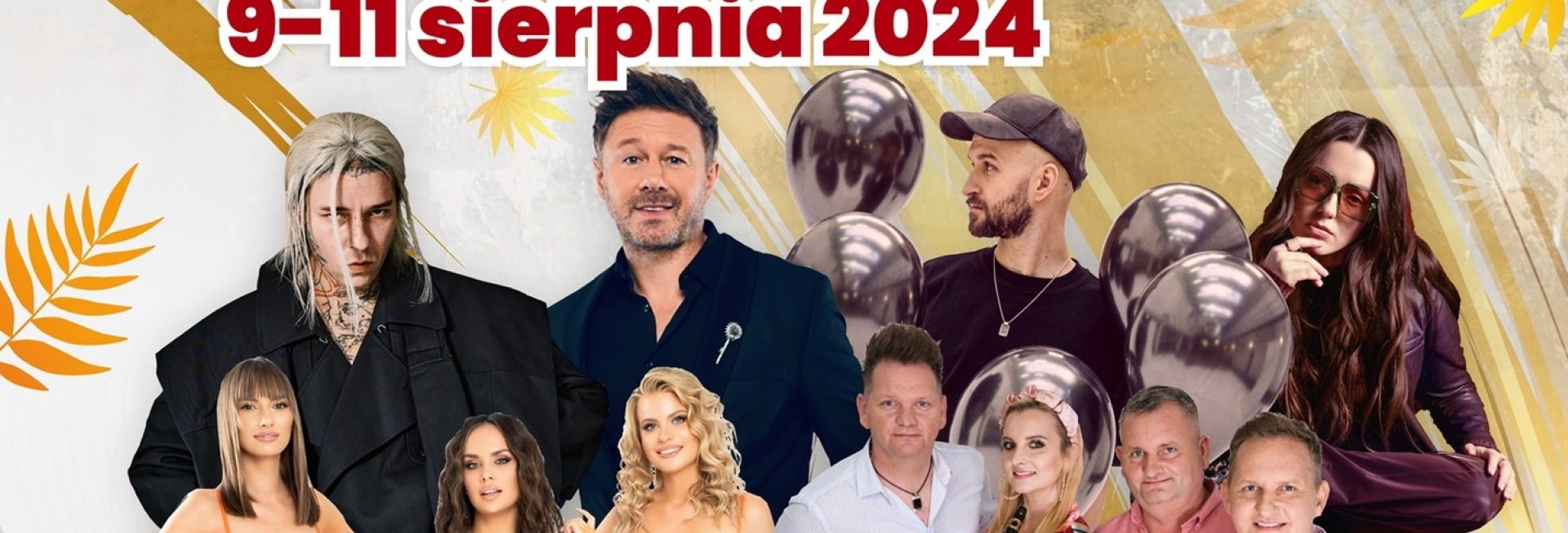 Plakat zapraszający w dniach 9-11 sierpnia 2024 r. do Działdowa na Dni Działdowa 2024.