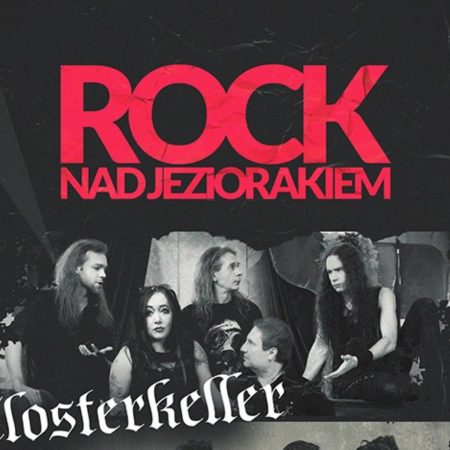 Plakat zapraszający w sobotę 24 sierpnia 2024 r. do Iławy na koncert Rock Nad Jeziorem Iława 2024.