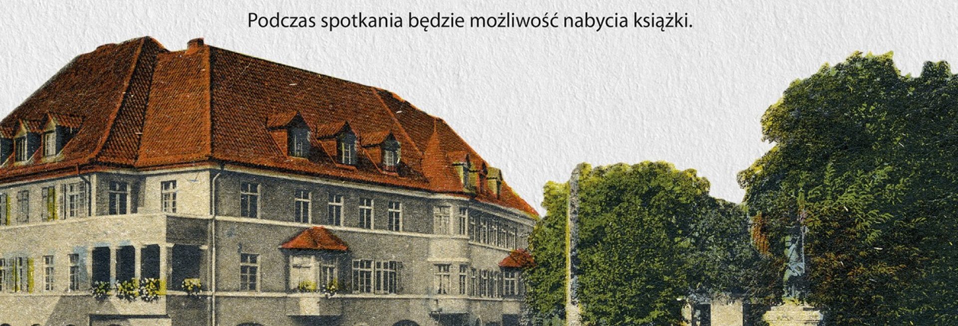 Plakat zapraszający w piątek 13 września 2024 r. do Szczytna na spotkanie autorskie z Witoldem Olbrysiem "Dawne Szczytno w stu ilustrowanych opowieściach” Muzeum Mazurskie Szczytno 2024.