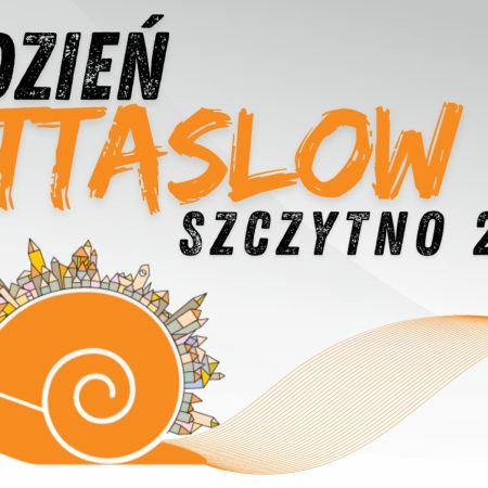 Plakat zapraszający w dniach 23-29 września 2024 r. do Szczytna na Tydzień Cittaslow Szczytno 2024. 