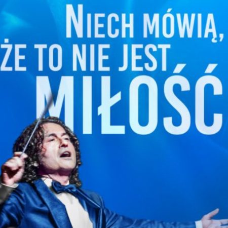 Plakat zapraszający w sobotę 25 stycznia 2025 r. do Olsztyna na koncert Piotra Rubika "Niech mówią że to nie jest miłość" Hala Urania Olsztyn 2025.