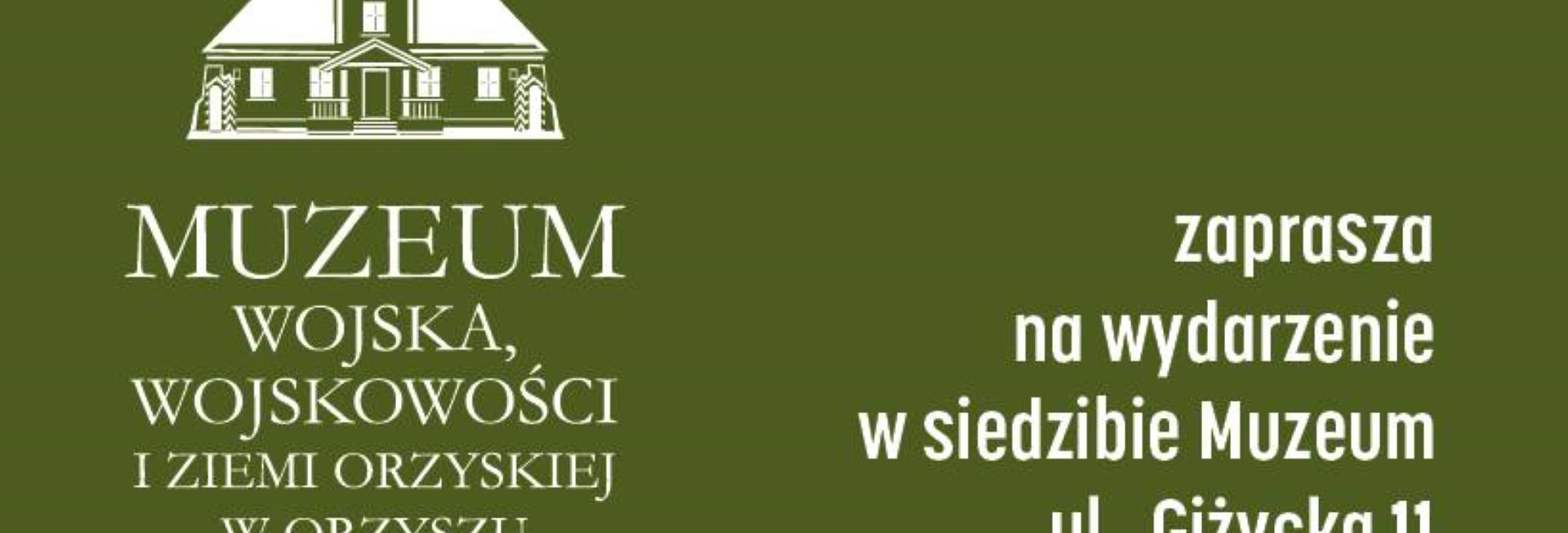 Plakat zapraszający w czwartek 17 października 2024 r. do Orzysza na Czwartkowe Spotkania Muzealne w Muzeum Wojska w Orzyszu 2024.