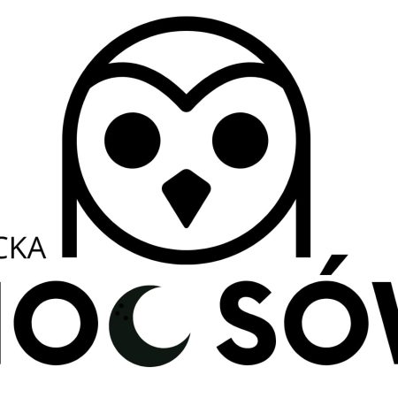 Plakat zapraszający w piątek 14 marca 2025 r. do Giżycka na Giżycką Noc Sów 2025.