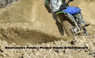 Zdjęcie zapraszające do Lidzbarka Warmińskiego na Wyścig Runda Mistrzostw Polski i Pucharu Polski Cross Country Lidzbark Warmiński.