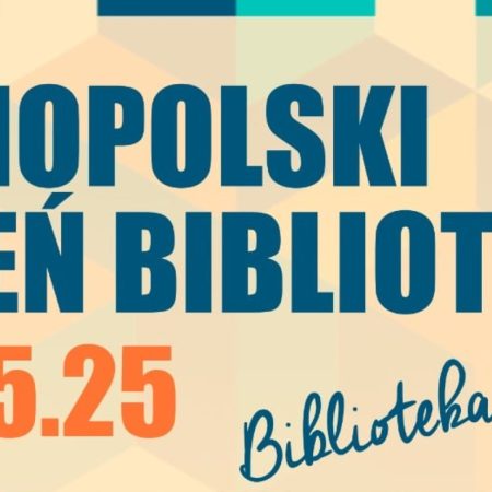 Plakat zapraszający w dniach 8-15 maja 2025 r. do Barczewa na Ogólnopolski Tydzień Bibliotek Barczewo 2025.
