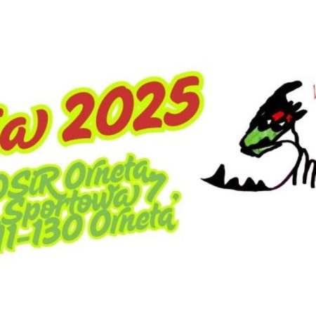Plakat zapraszający w sobotę 31 maja 2025 r. do Ornety na Wojewódzki Konkurs Piosenki Dziecięcej i Młodzieżowej "Smokoryki" Orneta 2025.