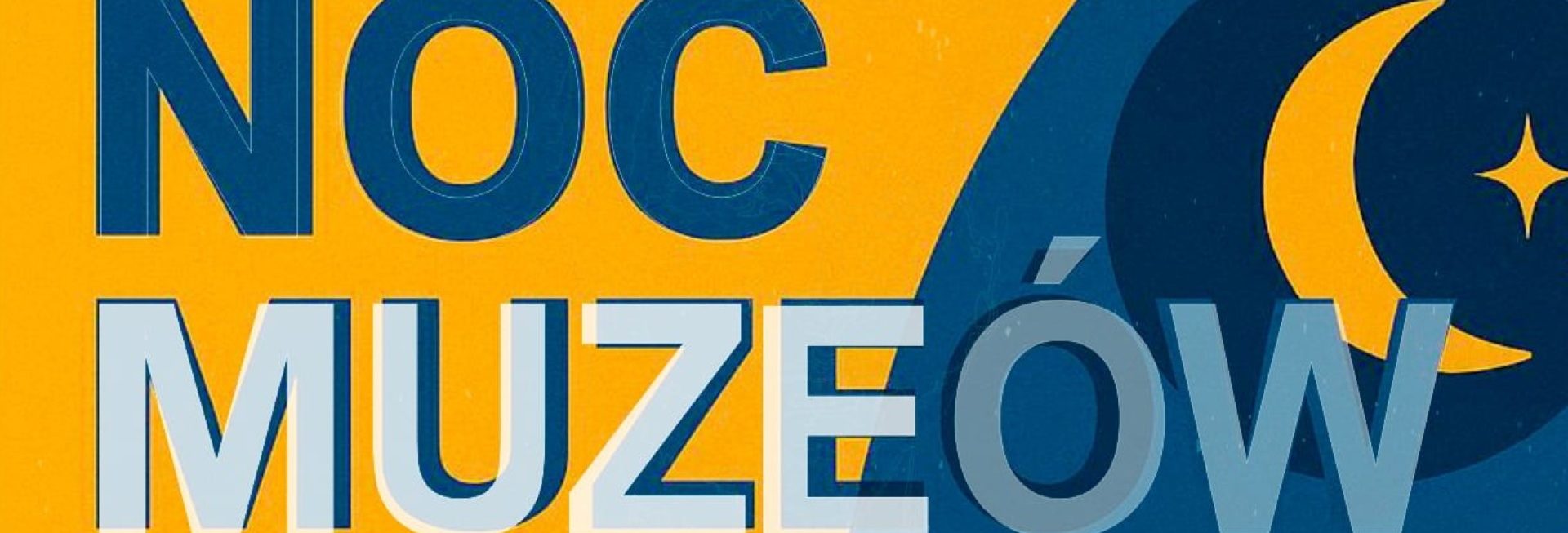 Plakat zapraszający w sobotę 17 maja 2025 r. do Barczewa na Noc Muzeów Barczewo 2025.