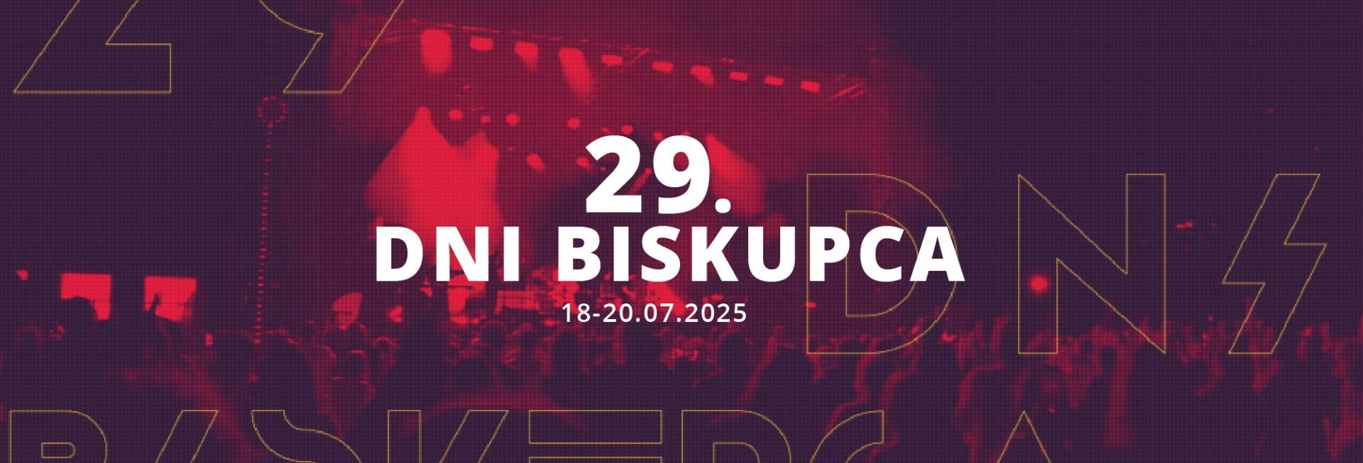 Plakat zapraszający w dniach 18-20 lipca 2025 r. do Biskupca na kolejną edycję imprezy Dni Biskupca 2025.